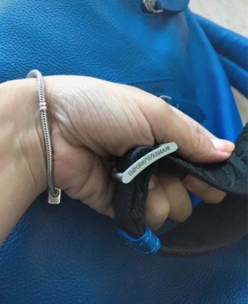 Mochila Emporio Armani Original Azul
