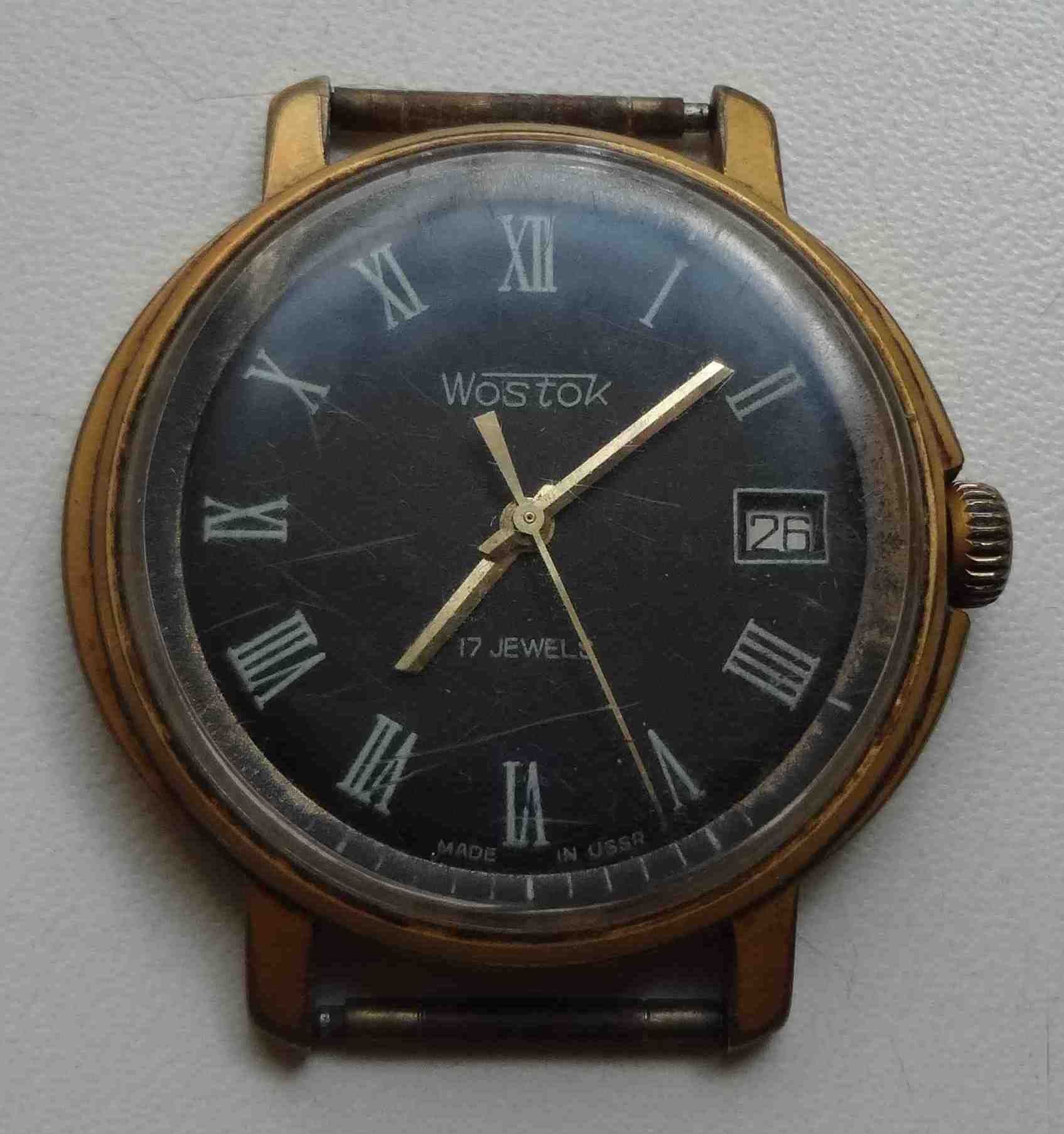 Часы Wostok СССР Восток Au5 с календарем, не частые, рабочие