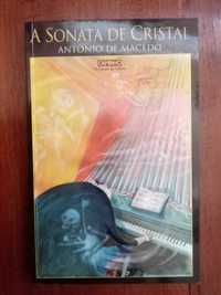 António de Macedo - A sonata de cristal [1.ª ed., autografado]