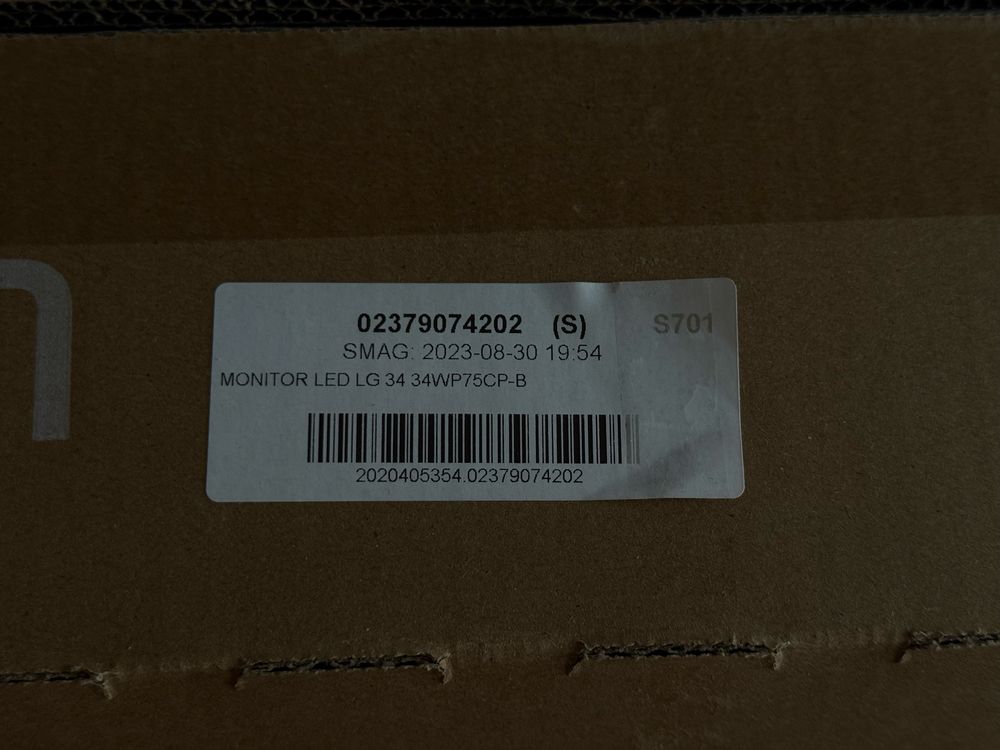 Monitor LG 34" 21:9 UltraWide 34WP75C-B