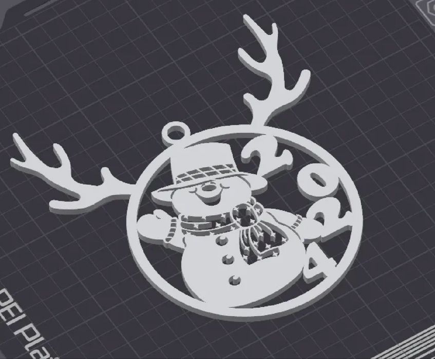 3D друк новорічних прикрас / ялинкових іграшок /