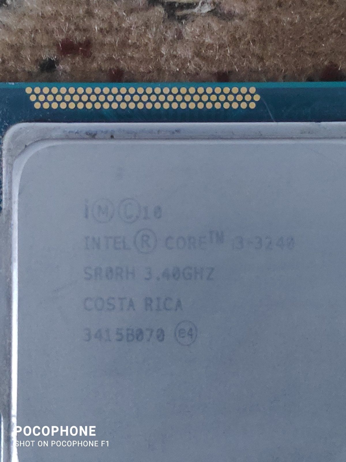 Процесор intel(R) Core(TM) i3-3240 CPU 3.40GHz