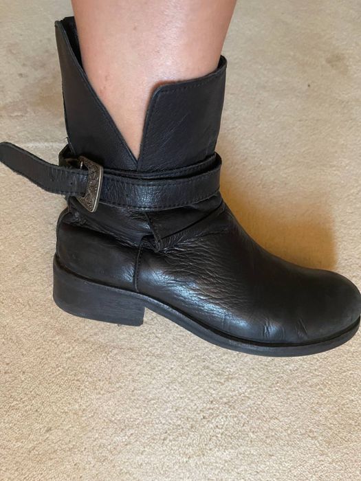 Вінтажні шкіряні черевики (ботінкт)