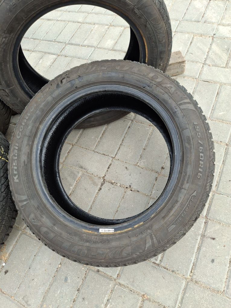 4x opony Fulda 195/60r16 zimowe