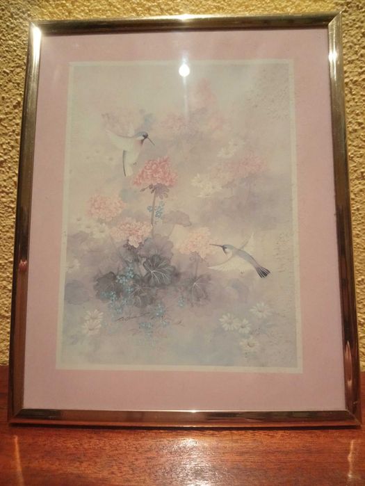 Quadro rosa menina