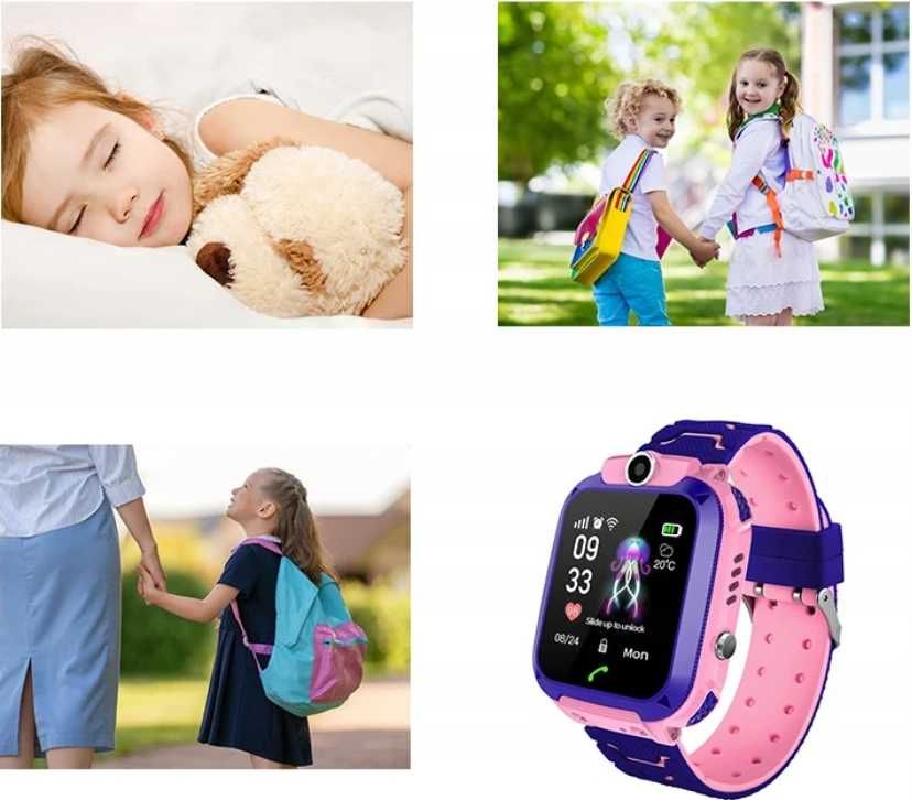SMARTWATCH dla Dziecka ZEGAREK Lokalizacja GPS Menu Polskie Menu
