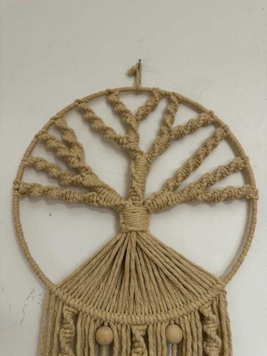 Painel Árvore da vida em Macramé
