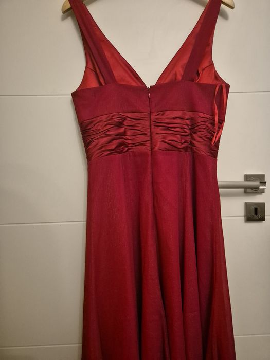 Sukienka koktajlowa 38/40 czerwona