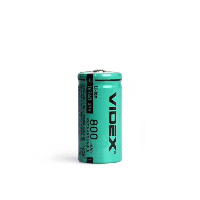 Акумулятори Videx Li-ion 16340, 14500, 18650, 21700, 26650; Ni-MH AAA