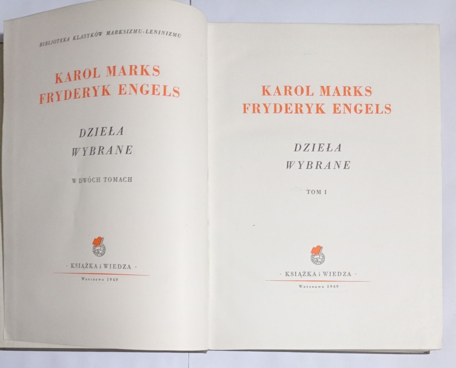 Dzieła wybrane Marks engels