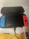 Nintendo switch + 3 jogos + cabo + assesorios