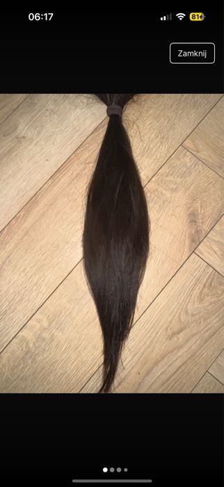 Sprzedam wlosy brazowe przerobione na keratyne cena do negocjacji