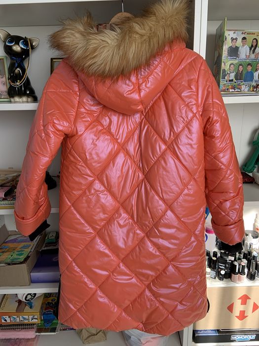 Зимний плащ на девочку