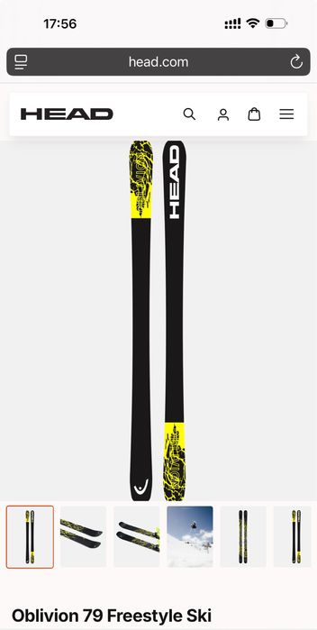 Нові Head Oblivion 79 Freestyle Ski Twin Tip 2025/2026