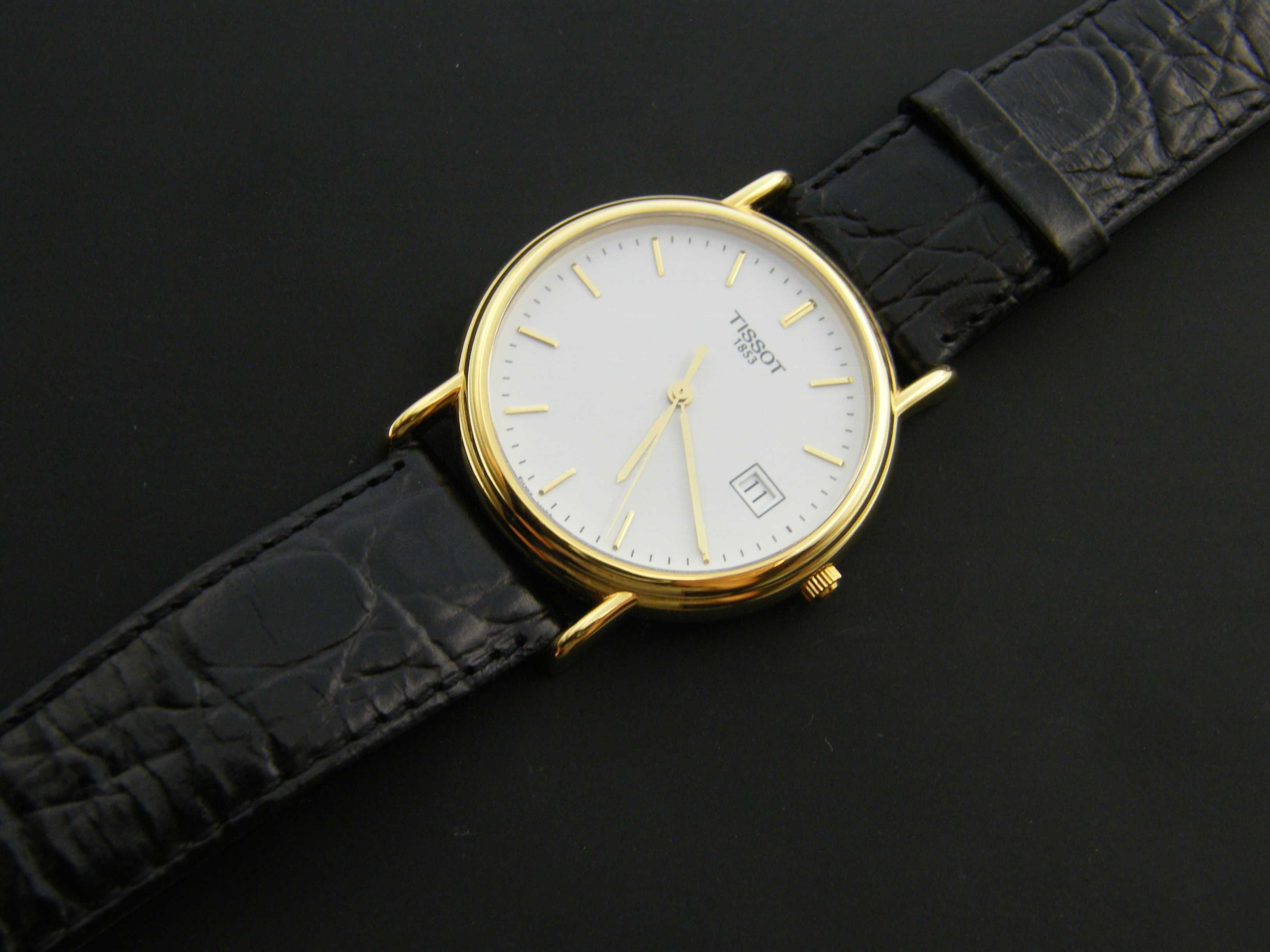 Tissot Gold Collection w 18k Złocie w Pełnym Komplecie