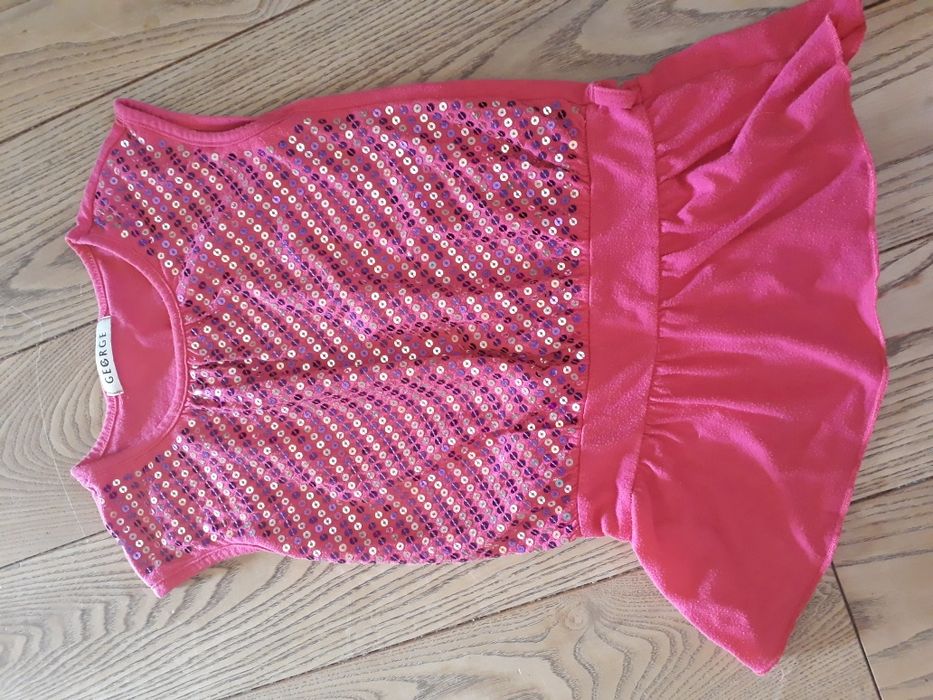 Tunika George 4-5 lat z cekinami