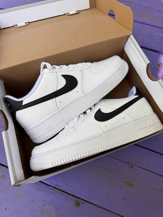 ОРИГІНАЛ! Nike Air Force 1 Low White/Black 38.5 39 40 | FV5948-101