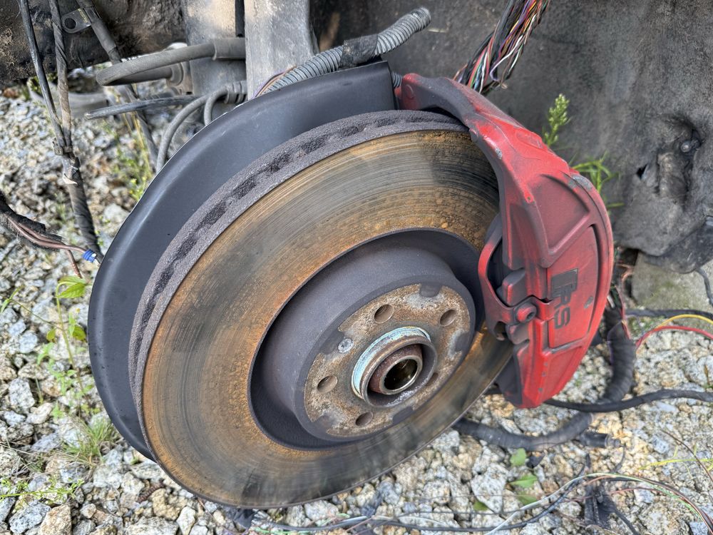 AUDI A4 B8 A5 8T A6 A7 C7 Q5 Zaciski 356mm tarcze osłony