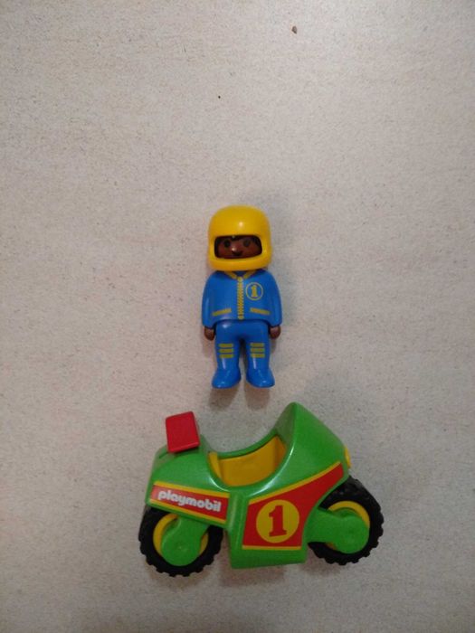 PLAYMOBIL 1.2.3. 6719 Moto de Corrida