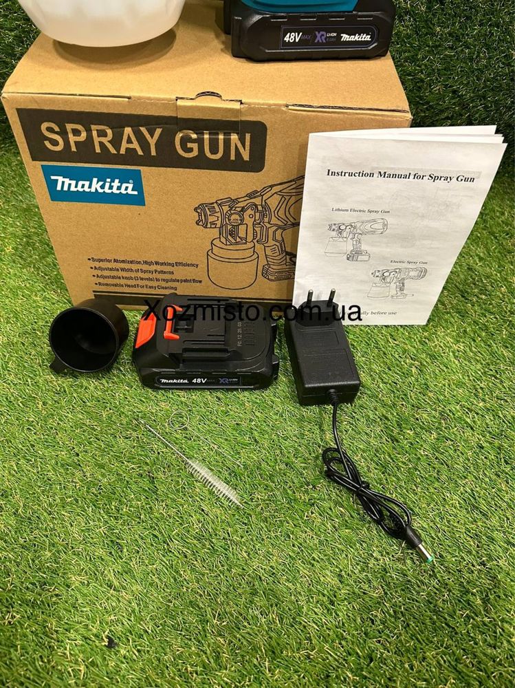 Акумуляторний фарбопульт Makita JK-SG1 (48V, 6 AH) АКБ фарбопульт