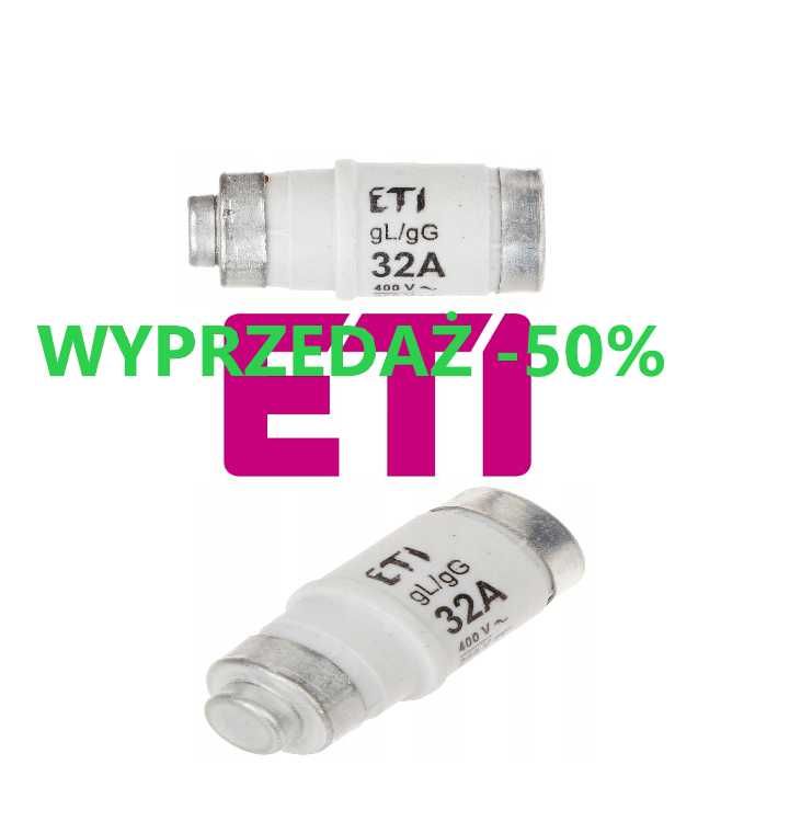 ETI Wkładka topikowa D02 gG 32A/400V - 10 Sztuk.