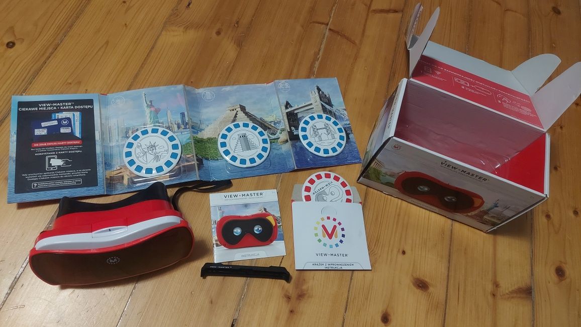 Okulary 3D, View Master full set, Wirtualna rzeczywistość