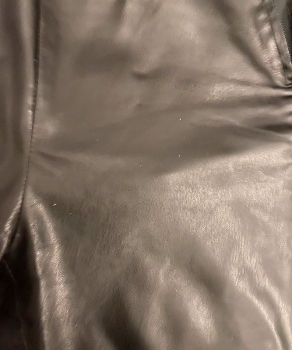 Guess spodnie skórzane