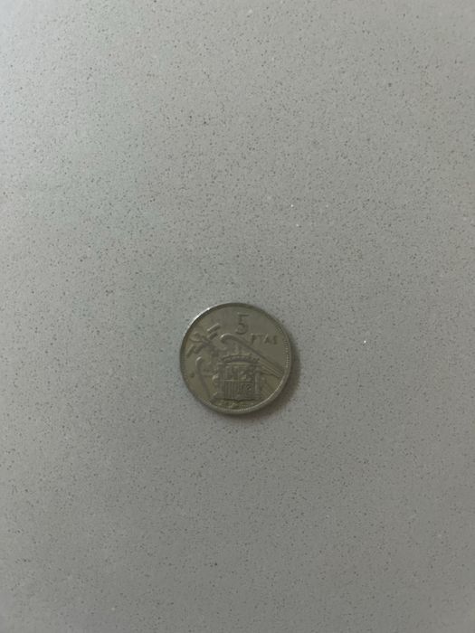 Moeda de 25 e 5 PTAS