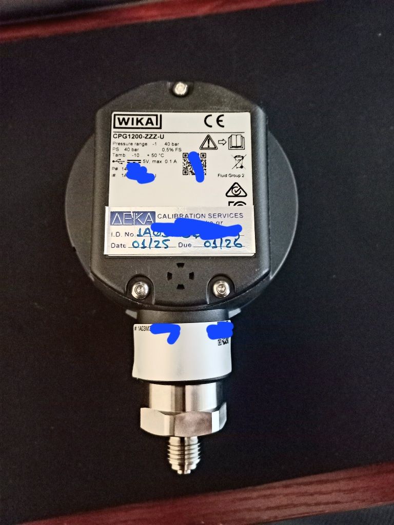 Manometr cyfrowy CPG1200 40BAR