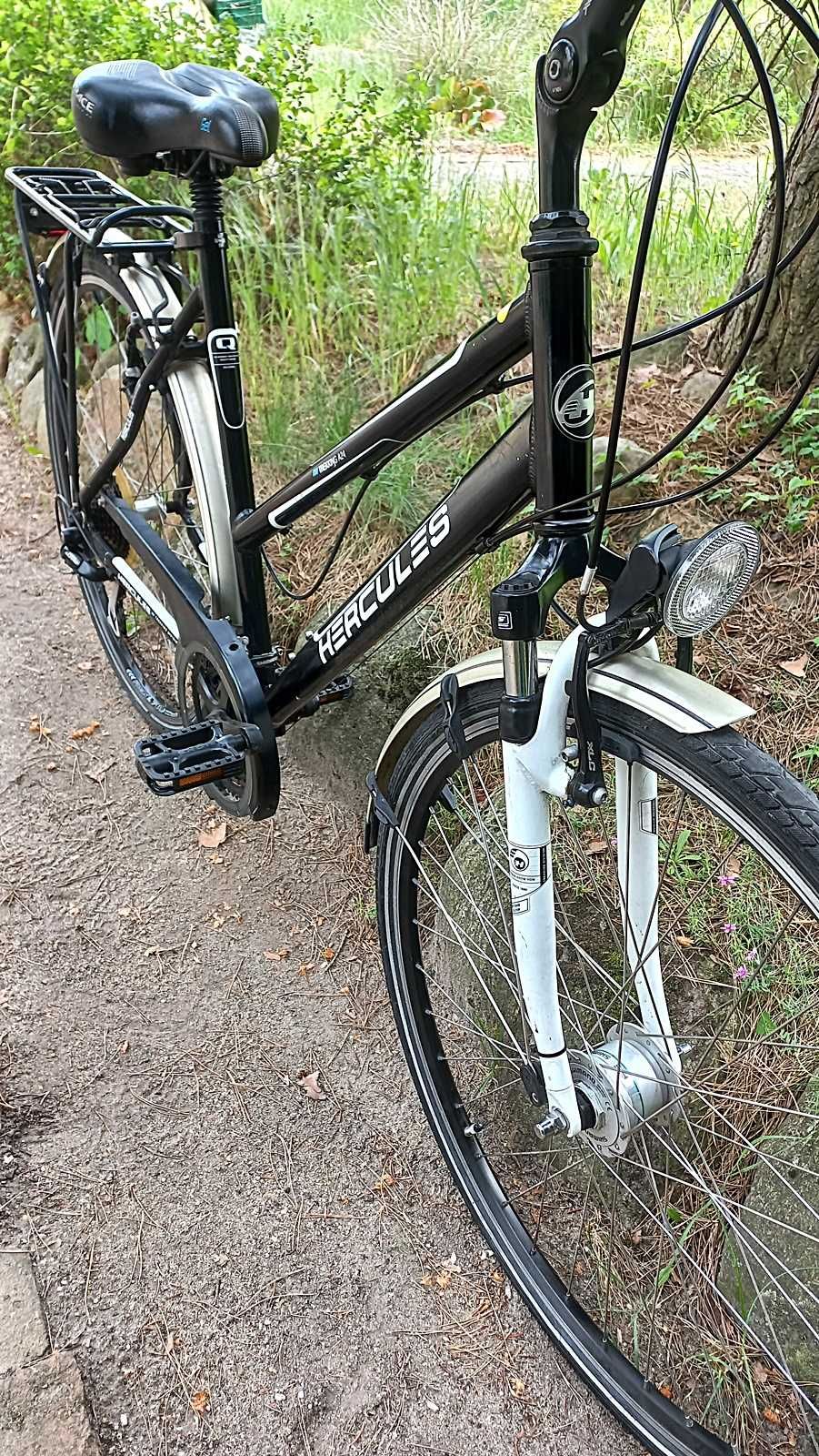 Alu Rower Miejski Damski Hercules Trekking A24 Damka 3x8 Amortyzator28