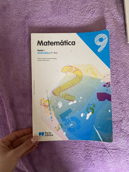 Livro de matemática 9 ano Porto editora