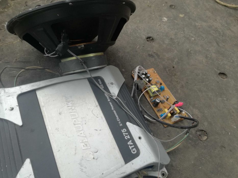 Усилитель и динамик