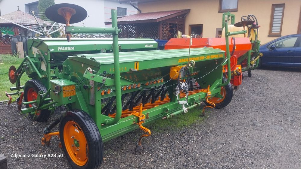 Siewnik 3m AMAZONE D8 Specjal ŚCIEŻKI znaczniki talerzowe DROBNY wysie