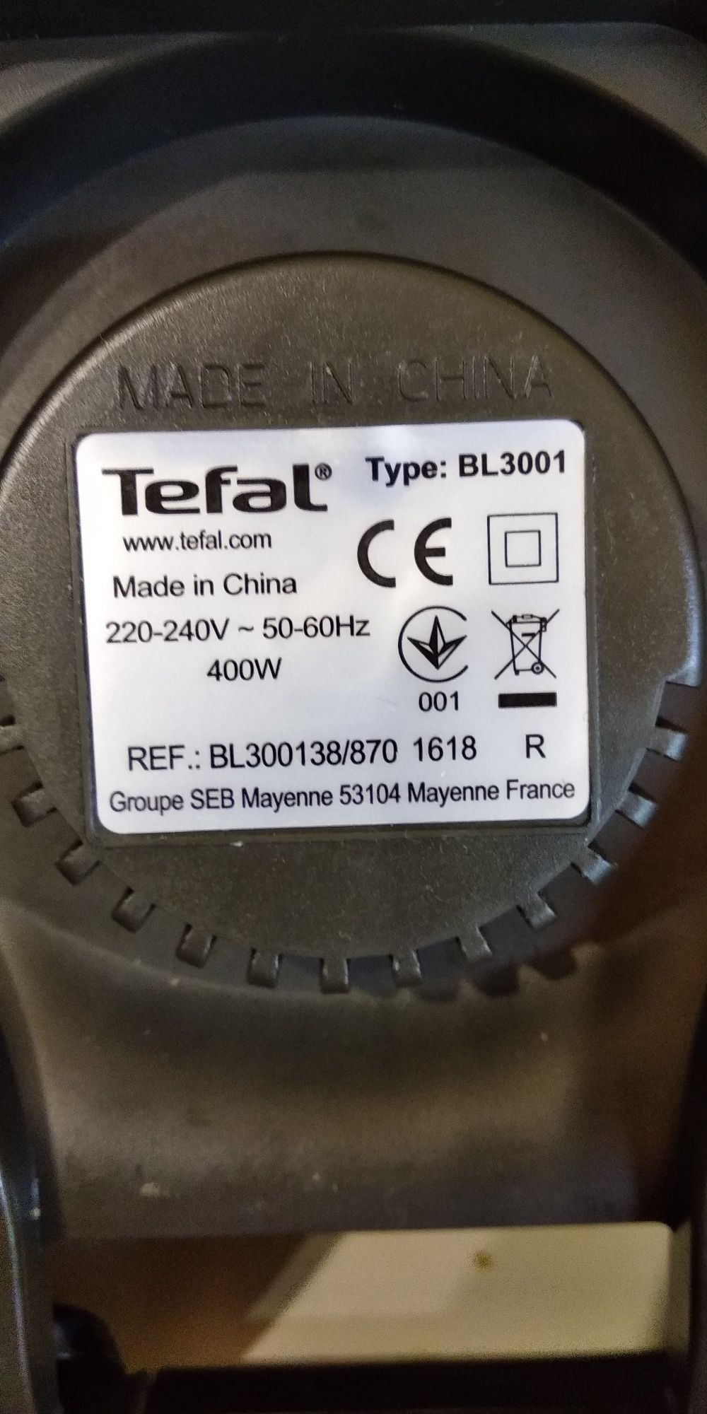 Блендер Tefal BL3001