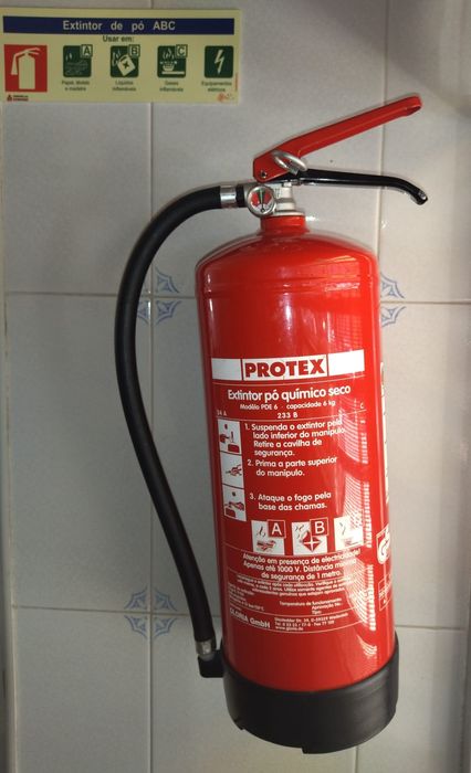 Extintor em Pó Químico