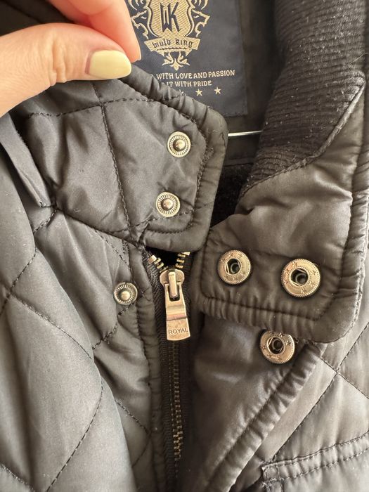 Męska kurta pikowana ciepła