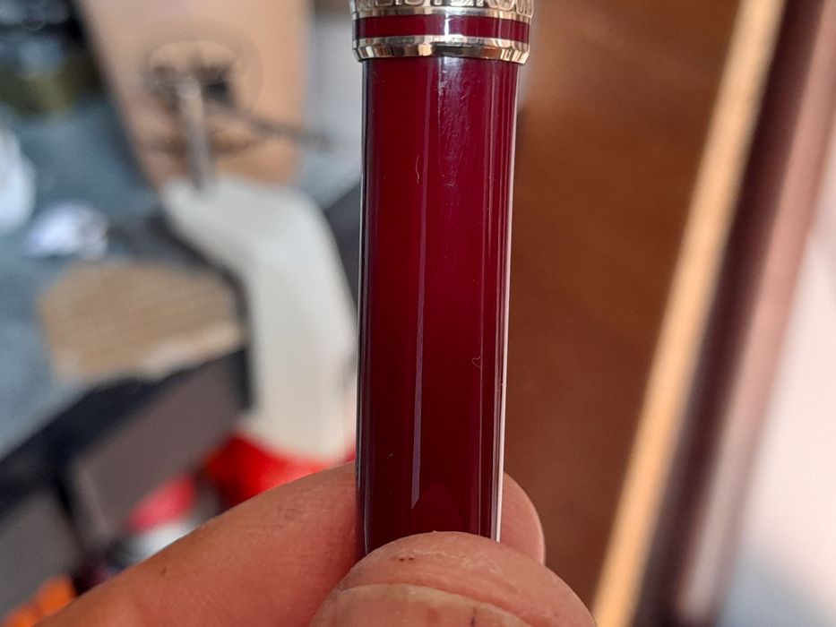 Caneta Montblanc Meisterstuck bordô