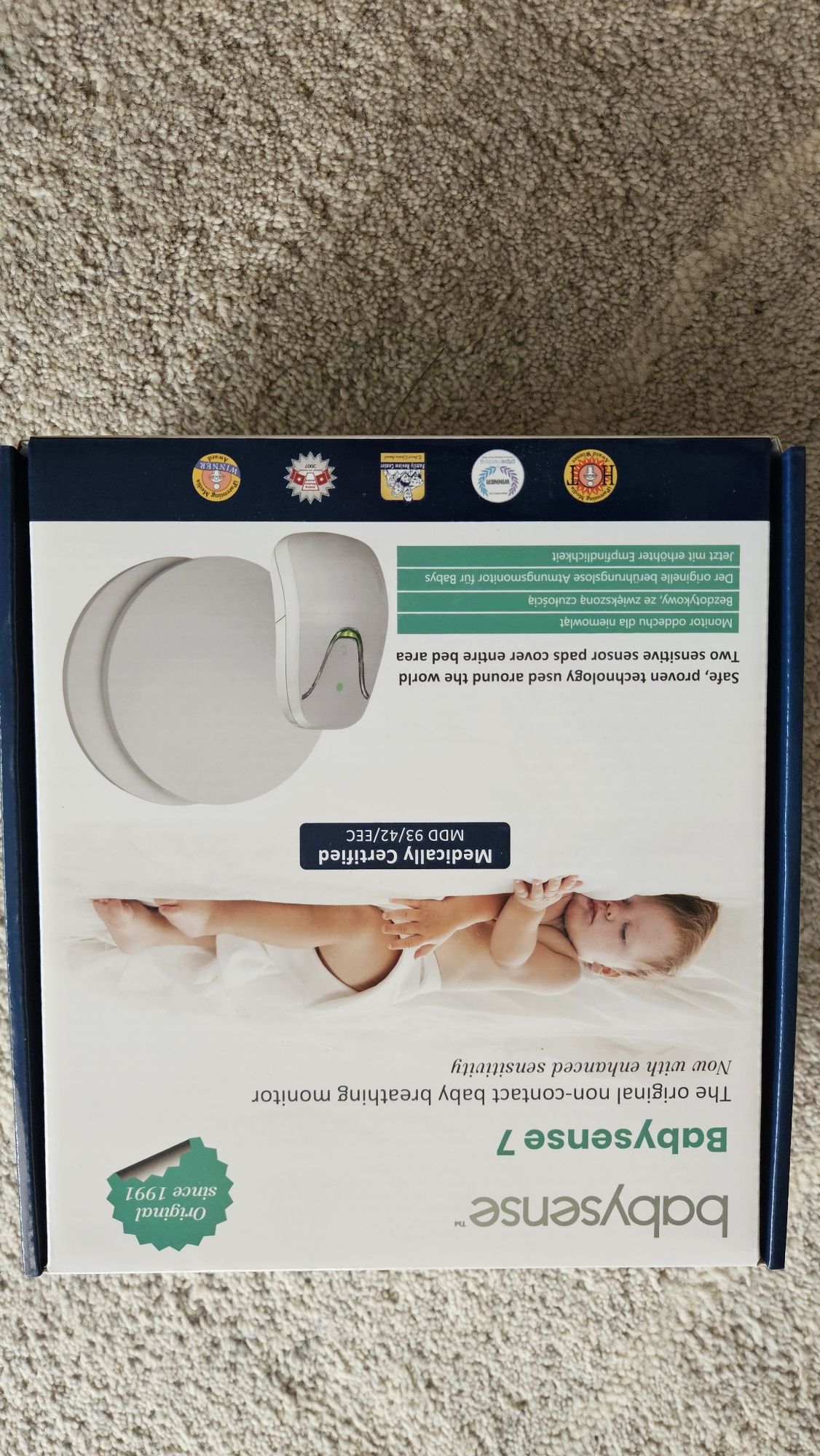 Monitor oddechu dla niemowląt Babysense 7 jak nowy