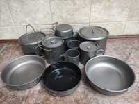 Титановий туристичний посуд (титанові котелки, кружки, сковорідки)