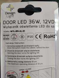 LED czujnik drzwi otwieranie włącznik automatyczny
