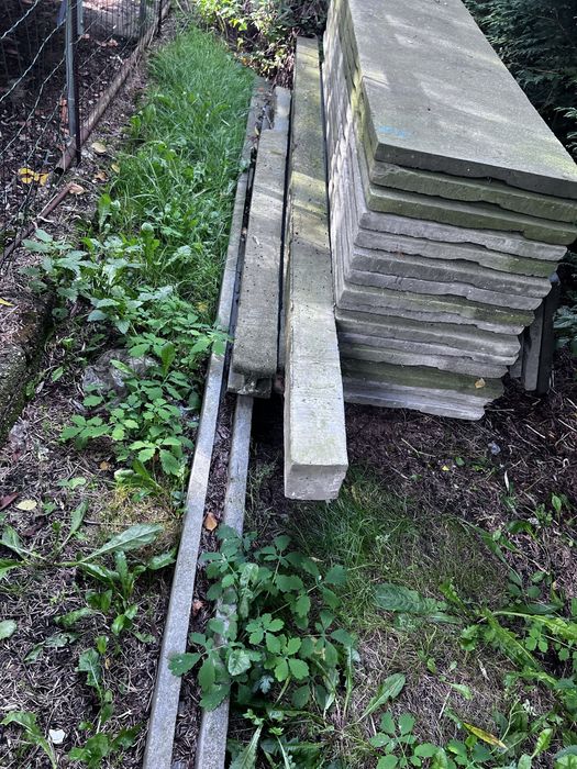 Plot betonowy /przesla imitacja kamienia