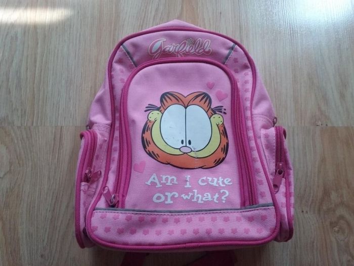 Reserved,plecak szkolny, plecaczek, Garfield