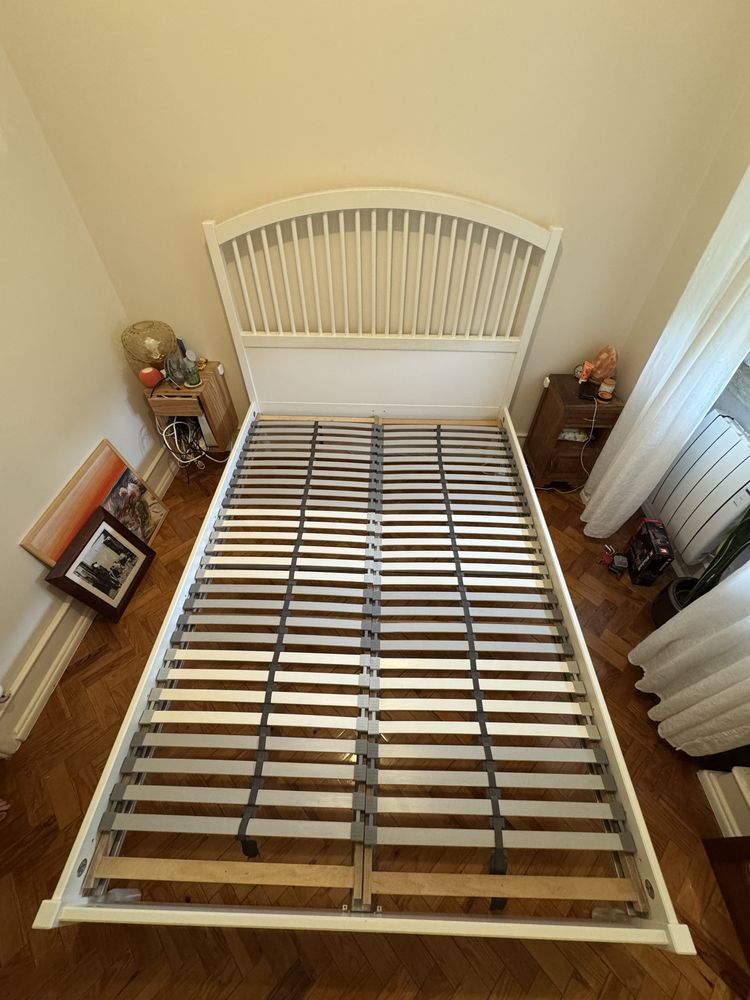 Cama IKEA Tyssedal 140x200 com estrado Lonset