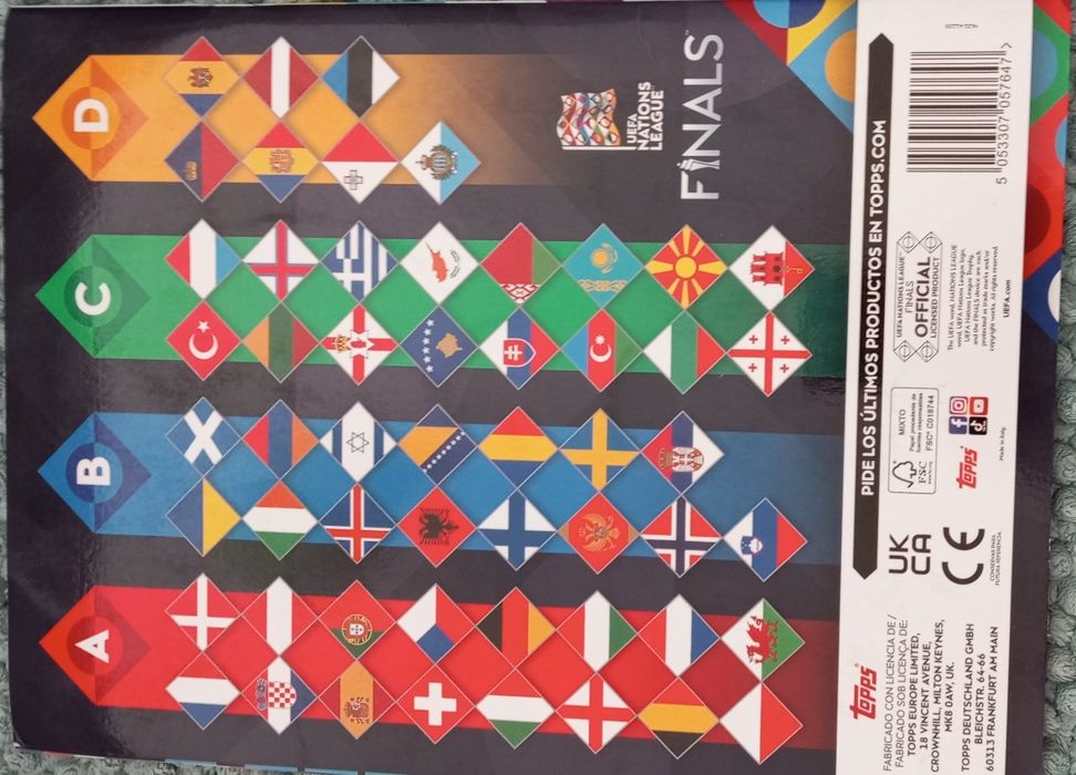 Caderneta nations league