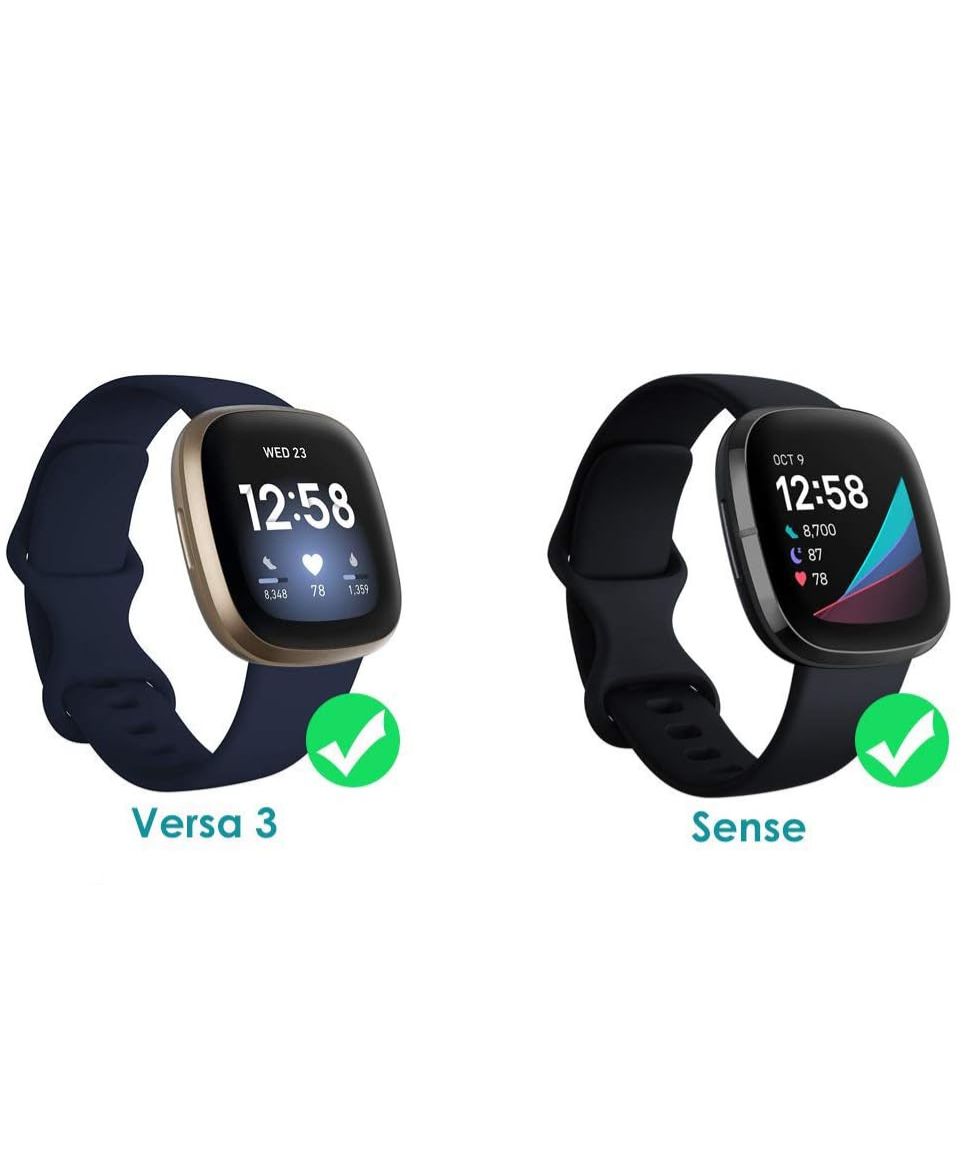 Etui Fitbit Sense / Versa 3 Elastyczne Bezbarwne