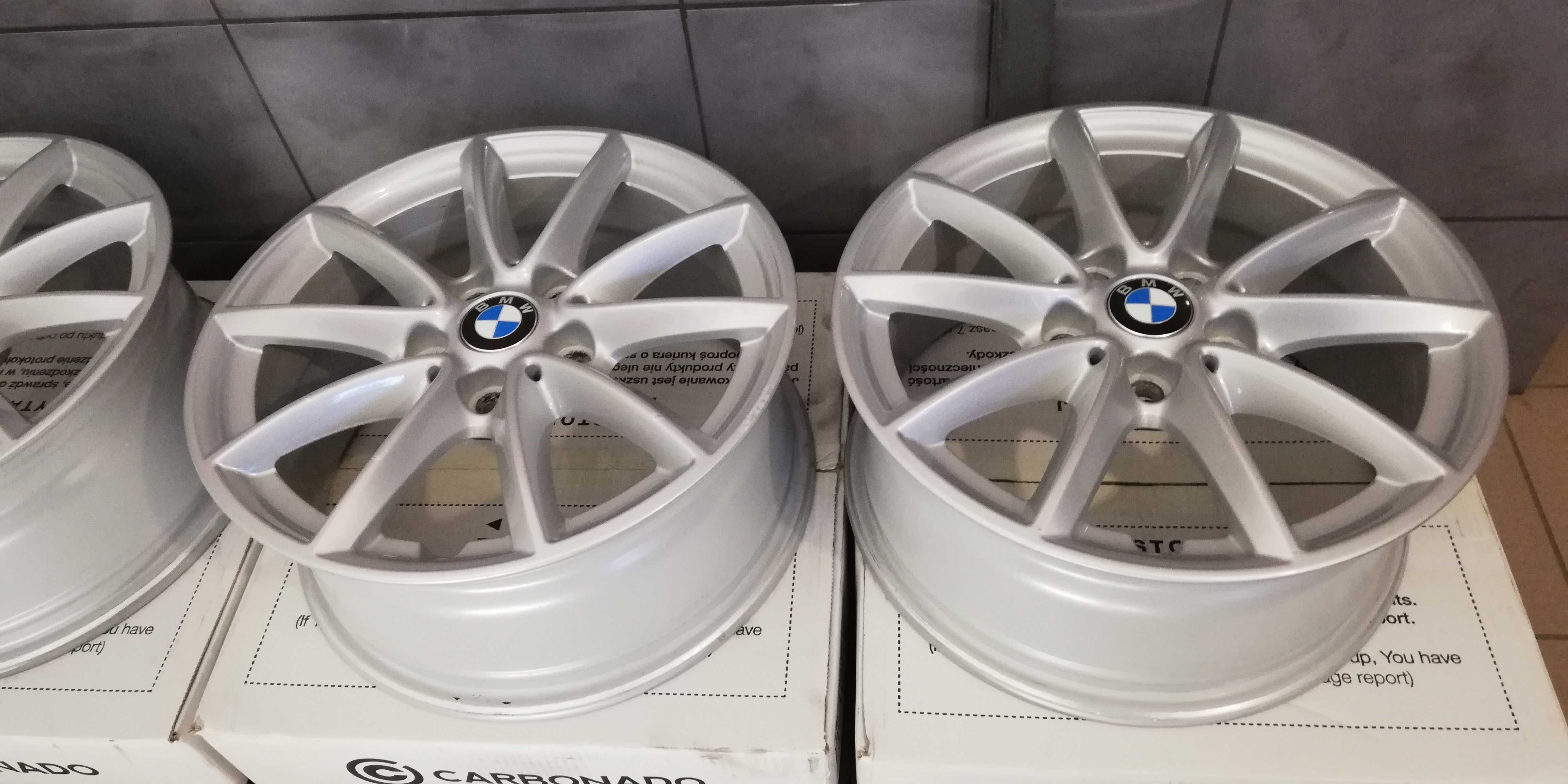 Oryginał! Felgi 16" 5x112 BMW 2 F45 F46 ET 52 opony letnie alufelgi