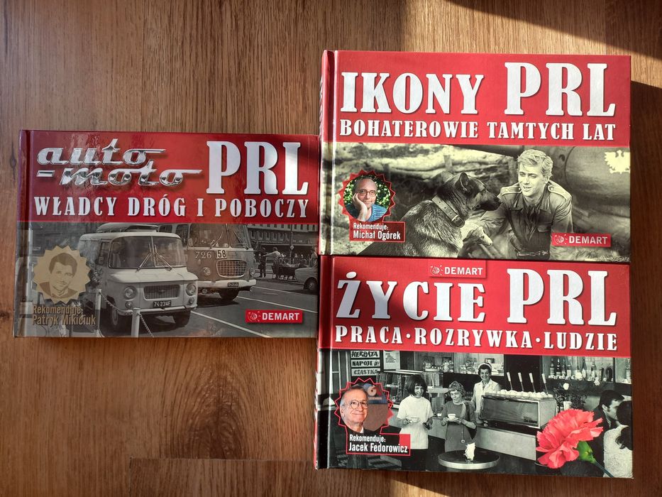 Zestaw książek Życie, Ikony i Auto Moto PRL