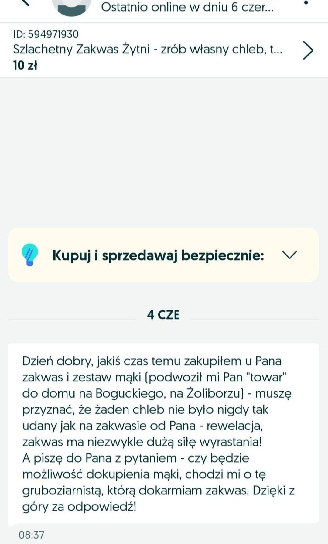 Zdrowotny zakwas na zdrowy chlebek, szlachetny, bardzo mocny, 16letni!