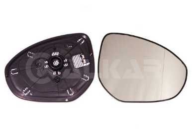 Vidro do espelho retrovisor Mazda 2
