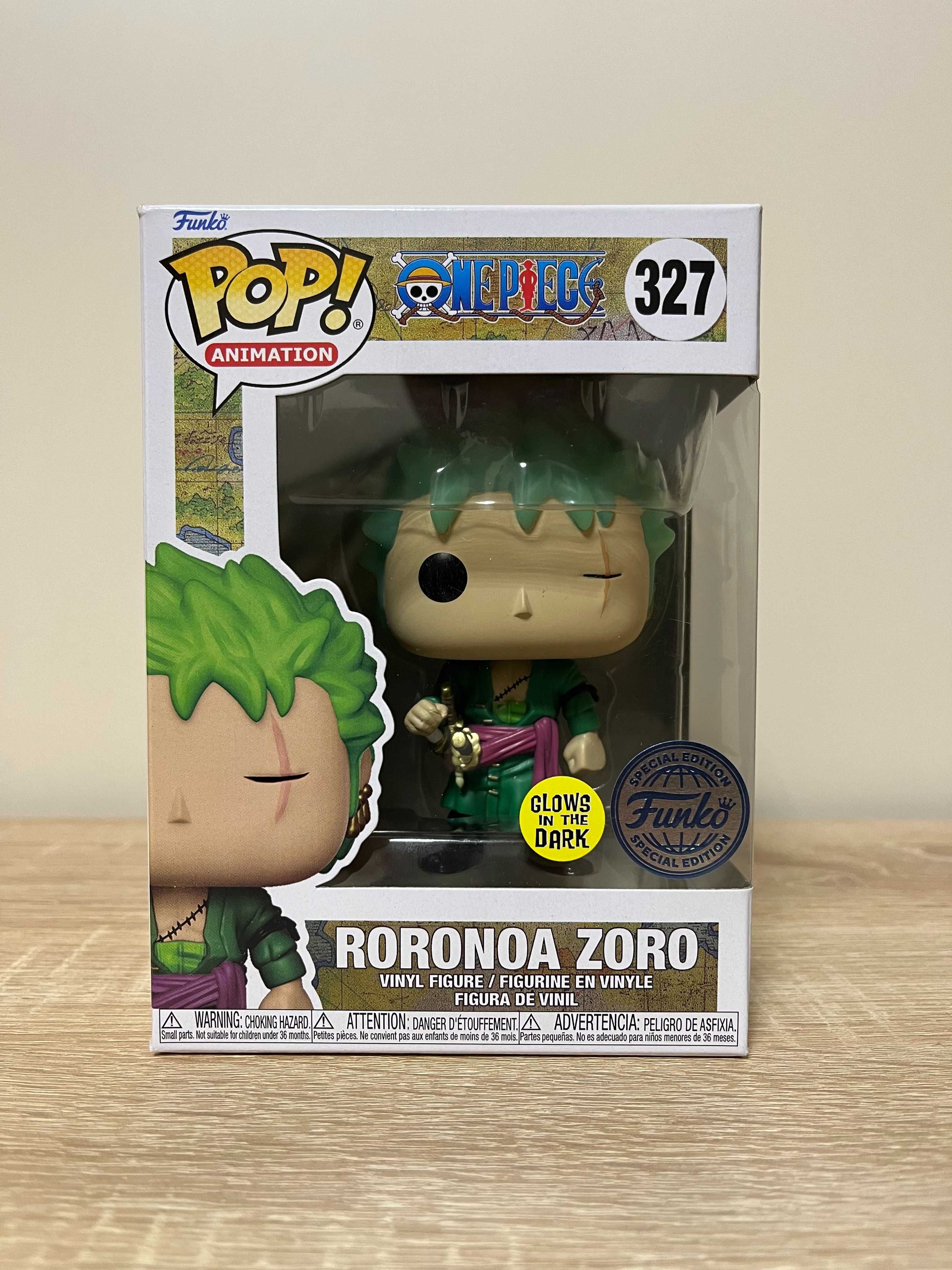 Funko Pop One Piece Roronoa Zoro #327 (SE) Glow, Ван Пис, Зоро